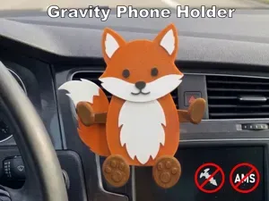 Schwerkraft Handyhalter Auto "Fuchs" Phone Holder