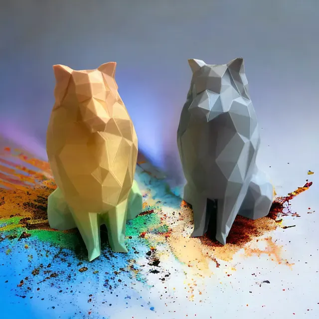 Low Poly - Shetland Sheepdog — Image 3 of 13