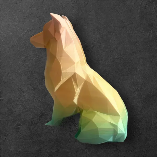 Low Poly - Shetland Sheepdog — Image 9 of 13