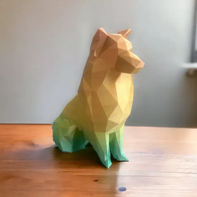 Low Poly - Shetland Sheepdog — Image 10 of 13