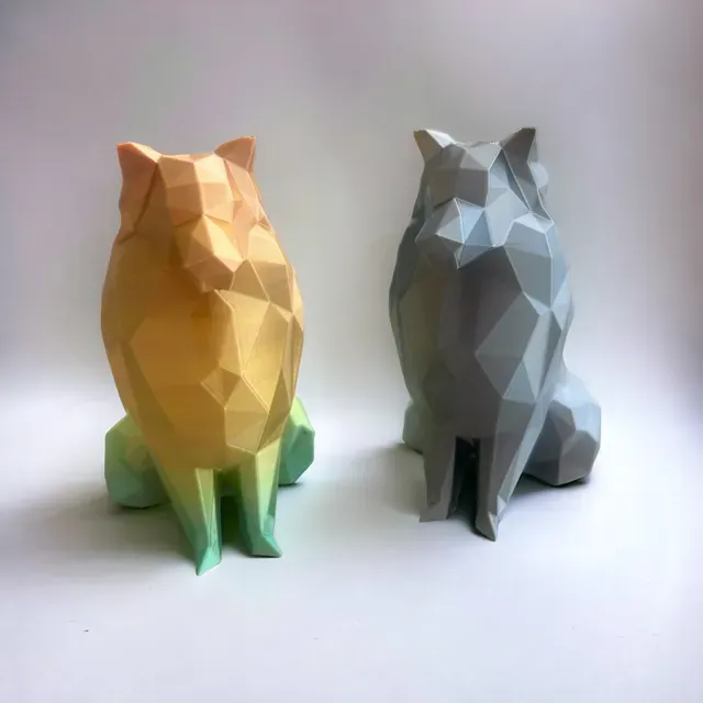 Low Poly - Shetland Sheepdog — Image 5 of 13