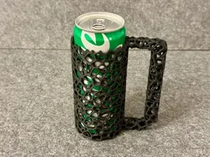 Small & Tall Voronoi soda can holder