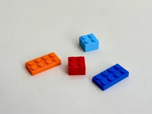 Classic Compatible Brick – 2x2 & 2x4 (1:1 Scale)