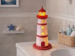 Badezimmerdeko - Leuchtturm