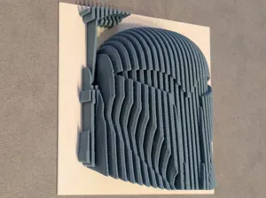 Bo-Katan - Wall Art / Layered Scuplture