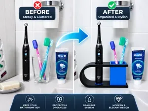 Oral-B iO Toothbrush & Toothpaste Organizer