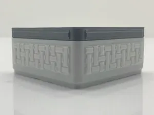 Woven Stacking Box | Basket Weave | No Supports