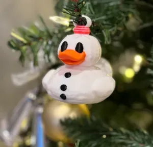 Duckman Frosty Ornament