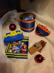 Gift-boxes in different shapes and sizes