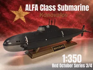 ALFA Class Submarine Konovalov 1:350