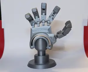Dummy 13 posable hand (500%, print-in-place,stand)
