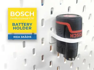Skadis - Bosch Professional 10/12V battery holder