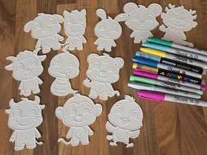 Cute Animal Friends Coloring Set Craft Creative