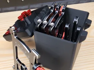 Box for RC car chassis setup system