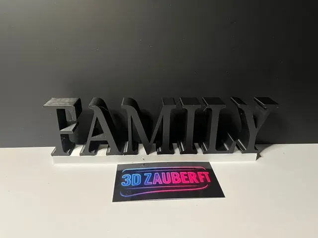 Family Deko Stand - 3d Schriftzug Deko — Фото 2 из 2