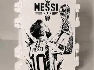 Caja organizadora de cromos de fútbol – Messi