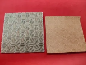 Leather Stamp – Hexagonal Line Pattern