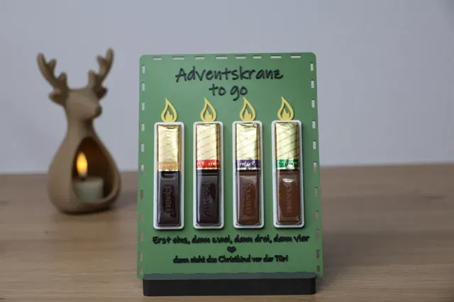 Adventskranz To Go – Schokoladenhalter für Merci — Фото 2 из 12