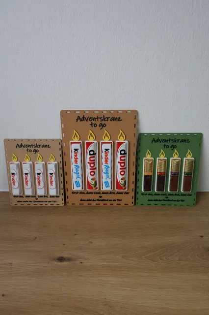 Adventskranz To Go – Schokoladenhalter für Merci — Фото 8 из 12