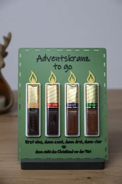 Adventskranz To Go – Schokoladenhalter für Merci — Фото 3 из 12