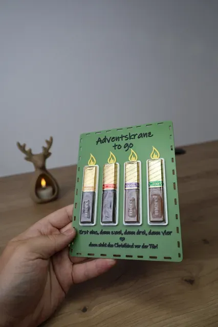 Adventskranz To Go – Schokoladenhalter für Merci — Фото 5 из 12