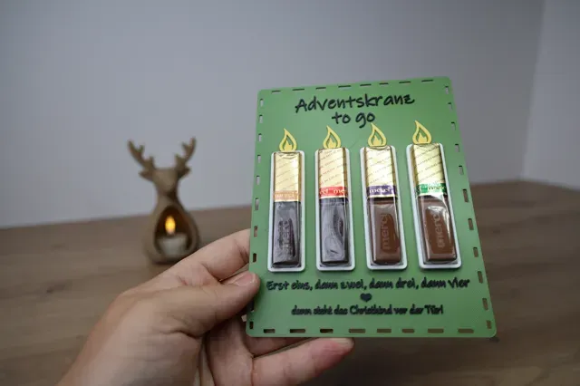 Adventskranz To Go – Schokoladenhalter für Merci — Фото 6 из 12