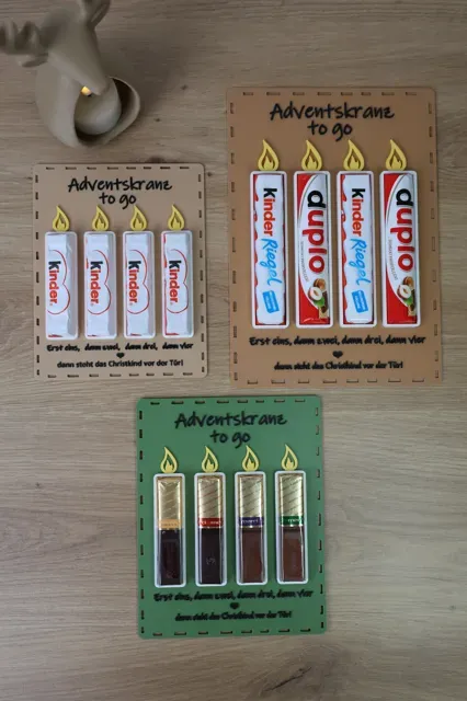 Adventskranz To Go – Schokoladenhalter für Merci — Фото 9 из 12
