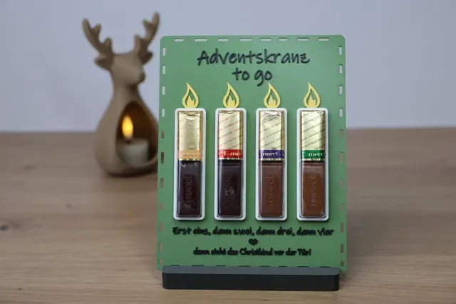 Adventskranz To Go – Schokoladenhalter für Merci — Фото 4 из 12