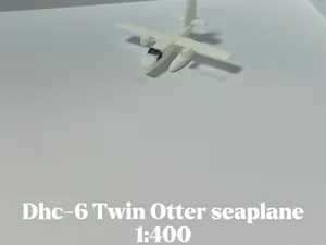 DHC-6 Twin Otter Seaplane — 1:400 Scale Model