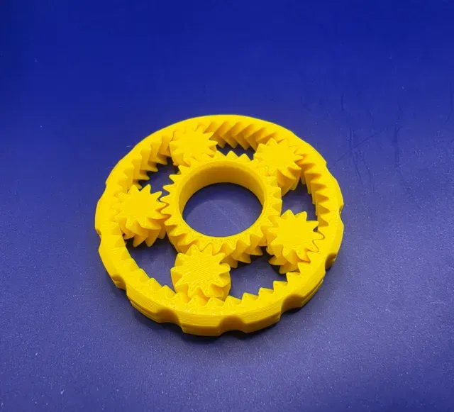Planetary Ring Fidget – Smooth Spin Gear Toy — Фото 2 из 4