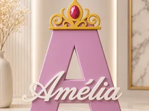 Letra A decorada