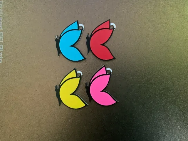 butterfly keychain/necklace charm(free commercial) — Image 2 of 2