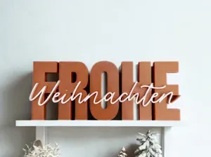00109 Schriftzug Frohe Weihnachten