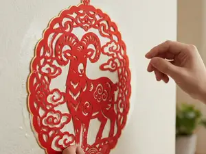 Year of the Goat Heritage Cut 羊年窗花