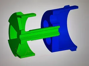 Filament rewind hub light 01015