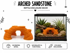 Arched Sandstone Hide – Desert Cave Tunnel Shelter