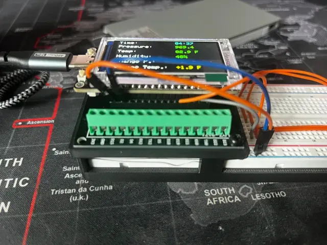 ESP32 + Breadboard Project Base Mount — Image 2 of 2