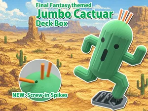 Final Fantasy Jumbo Cactuar Deck Box for MTG