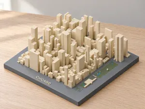 Chicago Loop & Millennium Park - 3D City Map | AMS