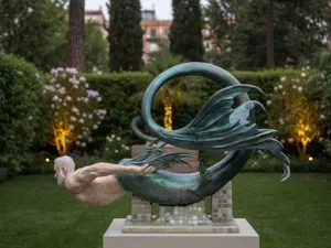 lifesize 100 cm MERMAN Ben (small one included)