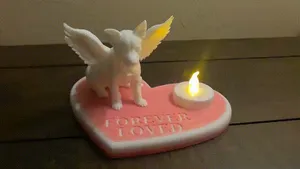 Rat Terrier Forever Loved Pet Light Candle Memory