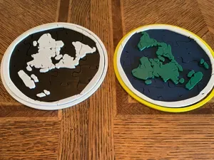Flat Earth Puzzle