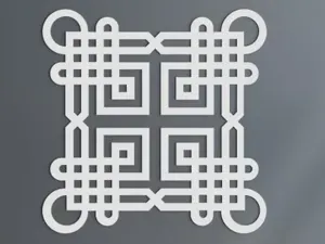 Geometric Mandala 3D Wall Art