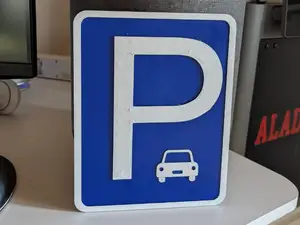 Parkplatzschild