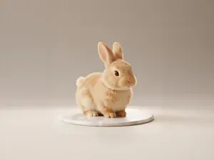 兔子-牧场动物系列幼儿认知百科-儿童涂色过家家玩具