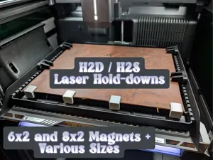 H2D / H2S Laser Hold-downs (6x2 and 8x2 Magnets)
