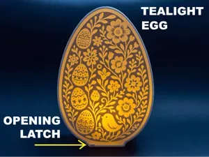 easter egg tealight