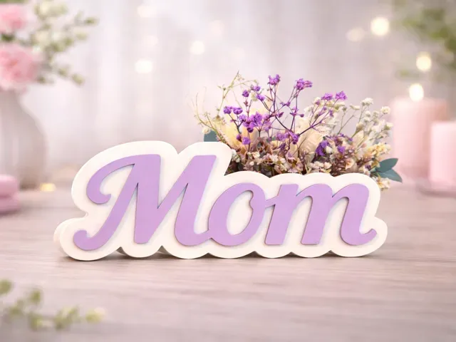 Mom Display Stand – Mother’s Day Flower Vase