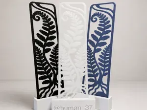 Fern Cutout Bookmark | Fast Single-Color Print