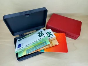 Box, Etui für Scheckkarten und Geldscheine